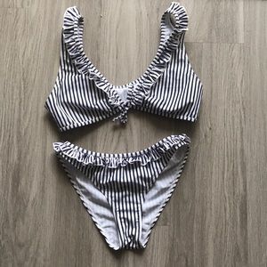ROMWE stripped bikini